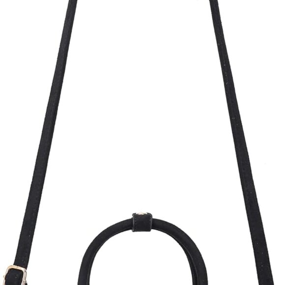 Luxury Faux Suede Shoulder Bag with Zipper Pockets - Perfect for Daily Use - Picture 2 of 9